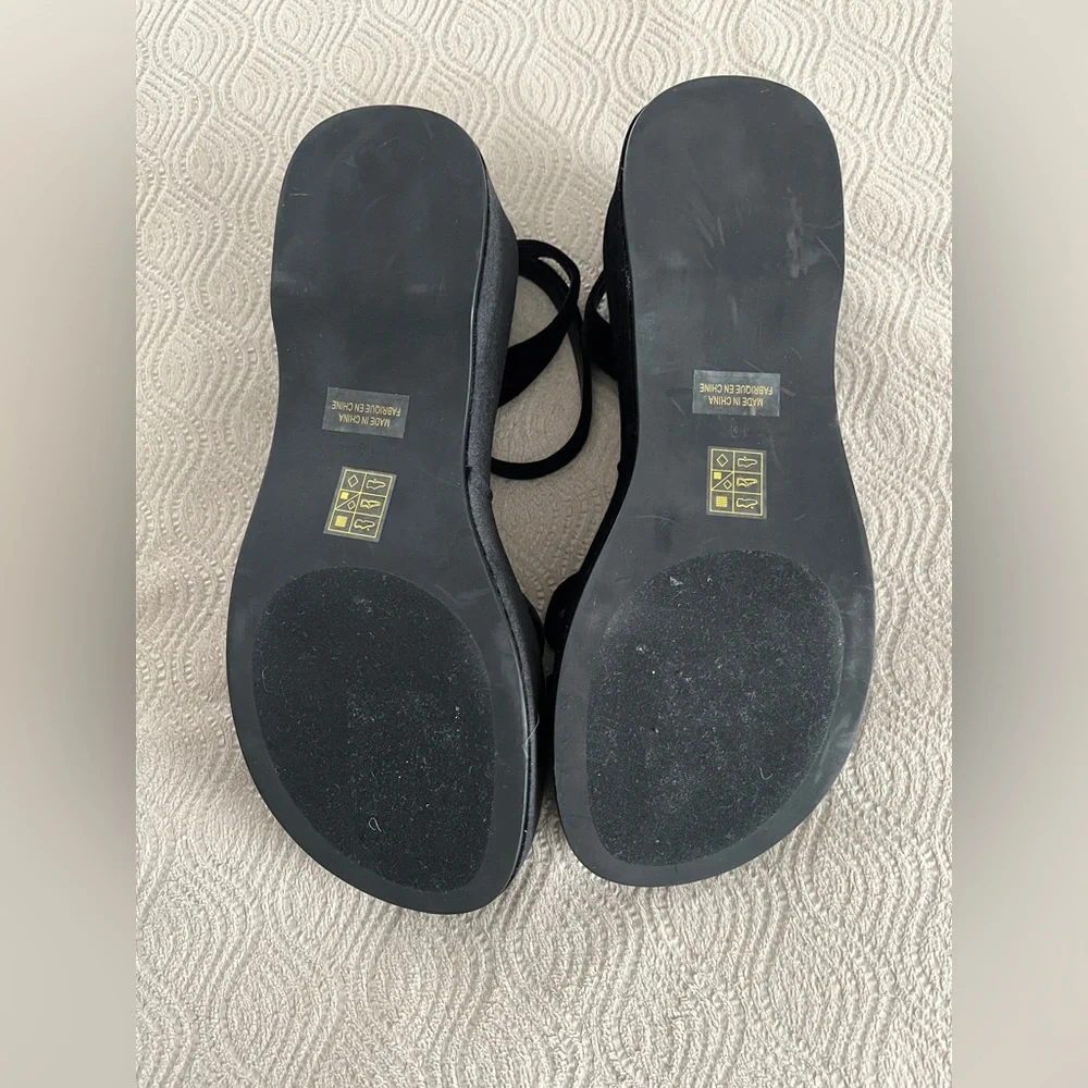 Free People X Jeffrey Campbell Black Platform Sandals size 10